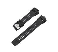 Correa de reloj resina compatible con Casio GBD-200-1/GBD-200SM especial goma doble convexa resistente al agua Accesorios pulsera(Black)