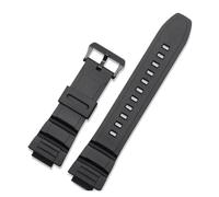 Correa de reloj resina silicona 16mm, Compatible Con Casio MCW-100H MCW-110H W-S220 HDD-S100 WV-200 AE-2000 AE-2100 5434, Accesorios repuesto hombre
