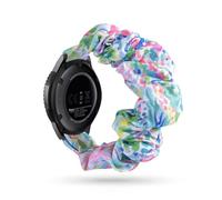 Correa de reloj Scrunchies de 20 mm Compatible con Galaxy Watch 6 5 4 40 mm 44 mm reloj 5pro 45 mm Correa/reloj de tela elástica(29flower,22mm)
