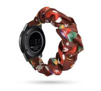 Correa de reloj Scrunchies de 20 mm Compatible con Galaxy Watch 6 5 4 40 mm 44 mm reloj 5pro 45 mm Correa/reloj de tela elástica(Christmas2,22mm)