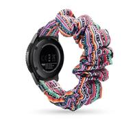Correa de reloj Scrunchies de 20 mm Compatible con Galaxy Watch 6 5 4 40 mm 44 mm reloj 5pro 45 mm Correa/reloj de tela elástica(Color-Stripe,22mm)