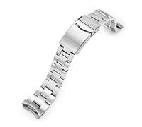 Correa de reloj Super-O Boyer de 22 mm compatible con Seiko GMT SSK001, metálico, Large, Moderno
