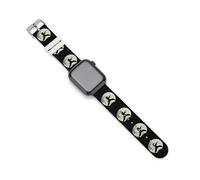 Correa de reloj Taekwondo Girl in The Moon compatible con Apple Watch, correas de silicona de repuesto, 42mm/44mm, Silicona, Sin piedra preciosa