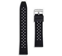 Correa de reloj tropical FKM - 20 mm 22 mm - Negro Azul Marino Amarillo Naranja - Pasadores de liberación rápida - Correa de reloj de repuesto impermeable de goma premium para hombres y mujeres