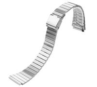 Correa de reloj ultrafina de acero inoxidable de 18 y 20 mm, compatible con CASIO F-91W/A158/A159/A168/A169/B650/AQ230/AE500W.(Silver,18mm)