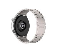Correa de reloj universal de acero inoxidable de 22 mm compatible con for Huawei Watch GT 4 de 46 mm Correa compatible con for Galaxy Watch3 de 45 mm Correa compatible con for Gear S3 de 46 mm(Titaniu