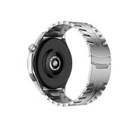 Correa de reloj universal de acero inoxidable de 22 mm compatible con for Huawei Watch GT 4 de 46 mm Correa compatible con for Galaxy Watch3 de 45 mm Correa compatible con for Gear S3 de 46 mm(Silver,