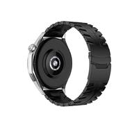 Correa de reloj universal de acero inoxidable de 22 mm compatible con for Huawei Watch GT 4 de 46 mm Correa compatible con for Galaxy Watch3 de 45 mm Correa compatible con for Gear S3 de 46 mm(Black,F