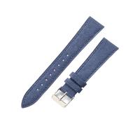 Correa de Reloj Vintage Lona náutica, 20 mm o 22, Estilo Retro, for Hombre(Blue,22mm)