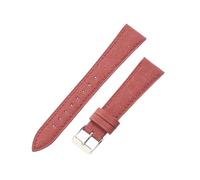 Correa de Reloj Vintage Lona náutica, 20 mm o 22, Estilo Retro, for Hombre(Red,20mm)