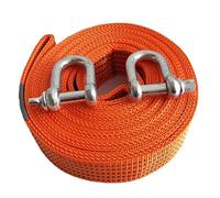 Correa De Remolque con Los Ganchos 8T / 17,600lbs Pesado El Dispositivo De Remolque De Camión De Auto Sujeción De Carga Servicio Pesado Correa De Remolque Accesorio(Oranje,5M-8T)