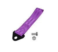 Correa de Remolque Correa de Remolque Universal 28 cm Nailon Alta Resistencia for Carreras Coches, remolques, Parachoques, máx. 2 toneladas, con Tuerca(Purple)