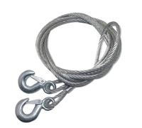 Correa de Remolque de Coche Gancho for Remolque de 4 m, 10/8/3 toneladas, Cuerda Acero for, Accesorios for vehículos recreativos, Herramientas Mantenimiento y automotrices(Steel Rope 4m 3 Tons)