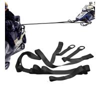 Correa de Remolque para Moto de Nieve Profesional - Cuerda de Recuperación de Alta Resistencia con Asa Antideslizante | Kit de Emergencia para Vehículos de Nieve-y-Transporte | Eslinga de Tracción Rob