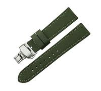 Correa de repuesto de nailon para reloj de pulsera con hebilla plegable y diseño de mariposas