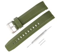 Correa de repuesto de silicona compatible con reloj Casio EQS-500C/EQW-M600/ERA-200/ERA-300 para hombre - Accesorios de correa ajustable suave y duradera, Medium, Silicona, Ágata