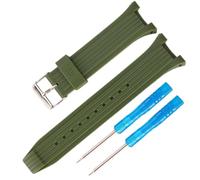 Correa de repuesto de silicona compatible con reloj Casio EQS-800CPB-1AV/EQS-800 para hombre, accesorios de correa ajustable suave y duradera, Medium, Silicona, Ágata