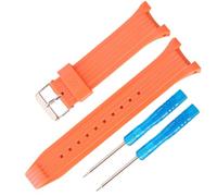 Correa de repuesto de silicona compatible con reloj Casio EQS-800CPB-1AV/EQS-800 para hombre, accesorios de correa ajustable suave y duradera, Medium, Silicona, Ágata