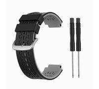 Correa de repuesto de silicona compatible para el reloj GPS de golf Garmin Approach S2 S4, pulsera deportiva duradera, negra, ajustable