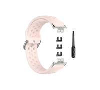 Correa de repuesto flexible de silicona deportiva (rosa) compatible con Huawei Watch Fit Tia-b09