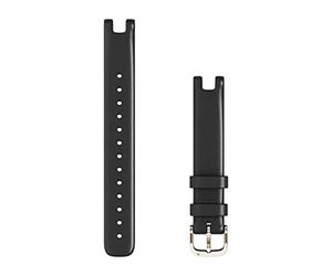 Correa de Repuesto Garmin para Reloj Inteligente Lily - Cuero Italiano Negro