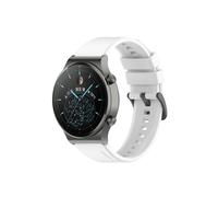Correa de repuesto oficial de silicona para Huawei Watch GT 2 Pro (22 mm, universal, blanca)