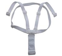 Correa de repuesto original Chicco, cinturón de seguridad para trona, arnés de 5 puntos para niños, arnés para cochecito, triciclo y silla de auto, cinturón de seguridad para niños, universal - blanco