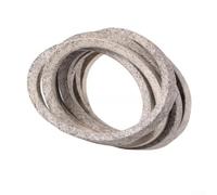 Correa de repuesto para cortacésped compatible con Scag 481558 para césped para Tiger cubierta de 61 pulgadas de 5/8 x 140 pulgadas, material de aramida gris, funcionamiento suave, resistencia a la