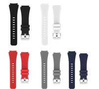 Correa de Repuesto para EIGIIS KE3-Cinturón Deportivo de Silicona Compatible con Relojes Inteligentes KE2,KE3,KE5,KE6,K22,K27,K52, K55,K56,K57,DM50,HM09,I32,S35,S66Military SmartWatch (5Piezas)