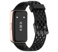 Correa de Repuesto para Huawei Band 10/9/8 - Diseño Transpirable con Orificios Black