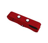 Correa de repuesto para monitor de frecuencia cardíaca Polar H10 H9 H7, correa de pecho de repuesto suave HRM ajustable compatible con sensor de frecuencia cardíaca polar (rojo)