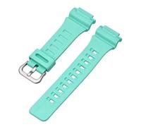 Correa de Repuesto para Reloj 18mm compatible con Reloj Digital Casio AE-1300, AE-1200, F-108, W-216H, AE-1000W, SGW-300H, AQ-S800W, W-800H | Verde