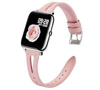 Correa de repuesto para reloj inteligente Popglory P22, Donerton SmartWatch, itouch Air 3, 40 mm, FirYawee Smartwatch y Virmee VT3 (rosa)