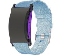 Correa de repuesto para Shock Clock Max | Banda de nailon transpirable | Accesorio compatible con Pavlok Shock Clock 3 y Max | Unisex (Hombre y Mujer) (Azul)