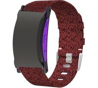 Correa de repuesto para Shock Clock Max | Banda de nailon transpirable | Accesorio compatible con Pavlok Shock Clock 3 y Max | Unisex (Hombre y Mujer) (Rojo vino)