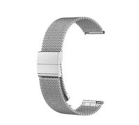 Correa de repuesto para SUUNTO Nautic S de acero inoxidable y metal, ajustable, transpirable, cierre magnético, malla tejida, para hombre y mujer, Acero inoxidable