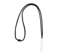Correa de repuesto para ventilador de mano, color negro, ajustable, de 14.1 a 29.5 pulgadas, con lazo de sujeción para cruzado, hombro o cuello, correa de transporte de repuesto para teléfono