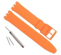 Correa de repuesto ultrafina de silicona resistente al agua para reloj Swatch de la serie Skin.