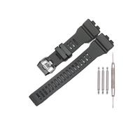 Correa de resina adecuada for Casio GBA800 GBD800, accesorios deportivos for reloj de pulsera de goma resistente al agua for hombre(Black,For GBA800)