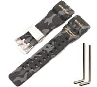 Correa de resina compatible con Casio G-Shock Master of G Mudmaster GG-1000, GWG-100, GSG-100 Sport Watch Strap, Camuflaje negro, One Size, Correa