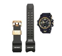 Correa de resina de camuflaje adecuada for Casio G-SHOCK GWG-1000 Mudmaster, correa de repuesto for hombre, accesorios de reloj de reequipamiento(GWG-black-G-baizi)