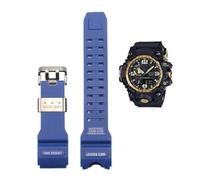 Correa de resina de camuflaje adecuada for Casio G-SHOCK GWG-1000 Mudmaster, correa de repuesto for hombre, accesorios de reloj de reequipamiento(GWG-blue-S)