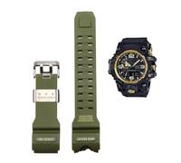 Correa de resina de camuflaje adecuada for Casio G-SHOCK GWG-1000 Mudmaster, correa de repuesto for hombre, accesorios de reloj de reequipamiento(GWG-army green-S)