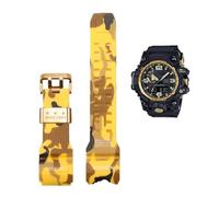 Correa de resina de camuflaje adecuada for Casio G-SHOCK GWG-1000 Mudmaster, correa de repuesto for hombre, accesorios de reloj de reequipamiento(GWG-Camo Yellow-G)