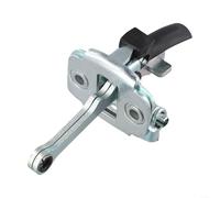 Correa de retención de bisagra de freno de puerta delantera, tope de puerta de metal compatible con Seat 1997-2004, pieza de repuesto plateada 6E0837249C
