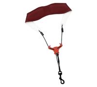 Correa de saxofón ajustable para el cuello, arneses de saxofón acolchados de piel suave, cómodos de llevar, ajustables y cómodos