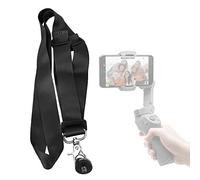 Correa de Seguridad para el Cuello con Cabezal Esférico y Base de Tornillo de 1/4 de Pulgada paraOsmo Mobile 3/2 (Black)