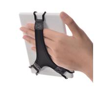 Correa de seguridad para tabletas, correa de sujeción triangular con mordazas ajustables y banda elástica, asa universal para iPad, Kindle y