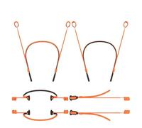 Correa de silicona antipérdida para auriculares Sony WF-1000XM6, suave, ligera, cómoda, accesorios deportivos (naranja)