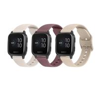 Correa de silicona compatible con Garmin Venu Sq 2/Venu 2 Plus/Venu/Venu Sq, correa de reloj de liberación rápida de 20 mm, correa de repuesto para Garmin Vivomove 3/HR/Luxe/Sport/Style/Trend (paquete